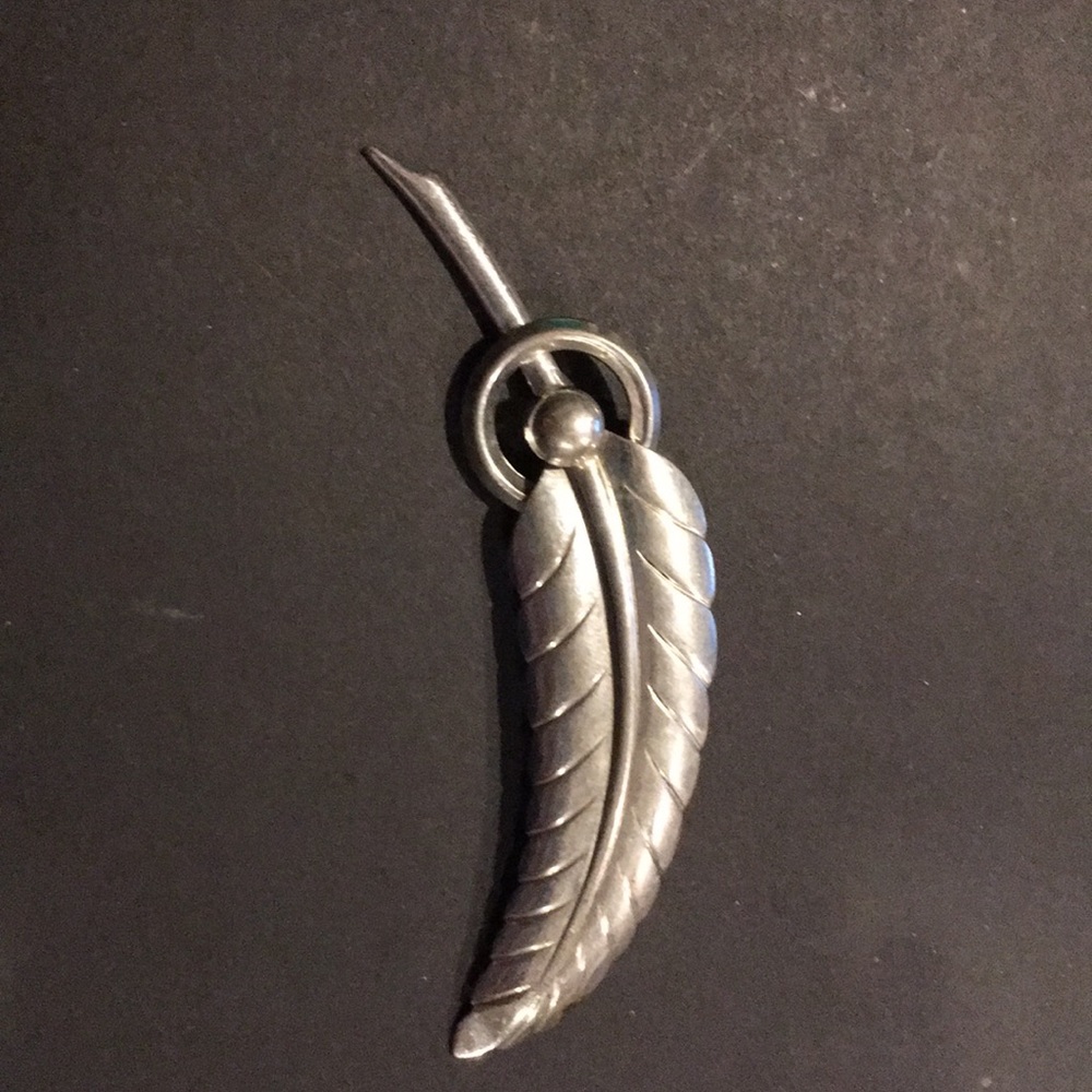 Sterling silver pin